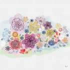 Blooming Flower Garden 1 Art Print