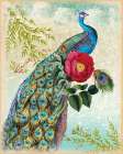 New Peacocks 2 Art Deco Print