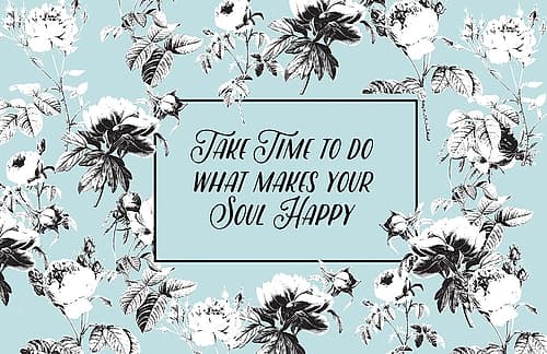 Happy Soul Blue Art Print