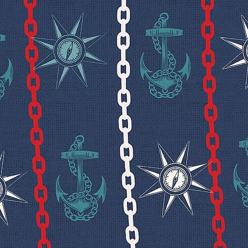 Nautical Pattern 4 Art Print