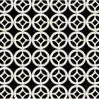 Geo Black and Gold 5 Black & White Print