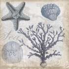 Coastal Collage Art Print
