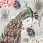 Peacock Pastels 1 Art Print
