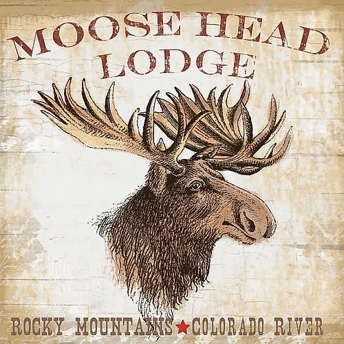 Moose Lodge Nature Print