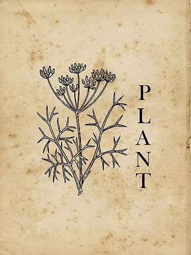 Plant Word Art Print
