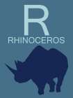 Rhino Art Print