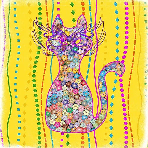 Mardi Gras Style Art Print