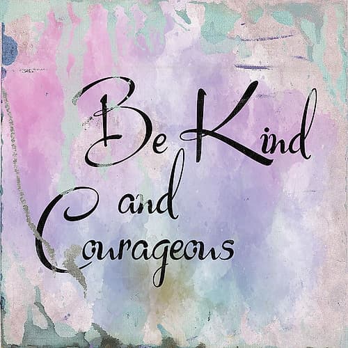 Be Kind Art Print by Sheldon Lewis