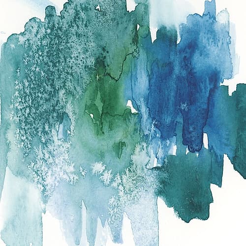 Aqua Abstract Art Print