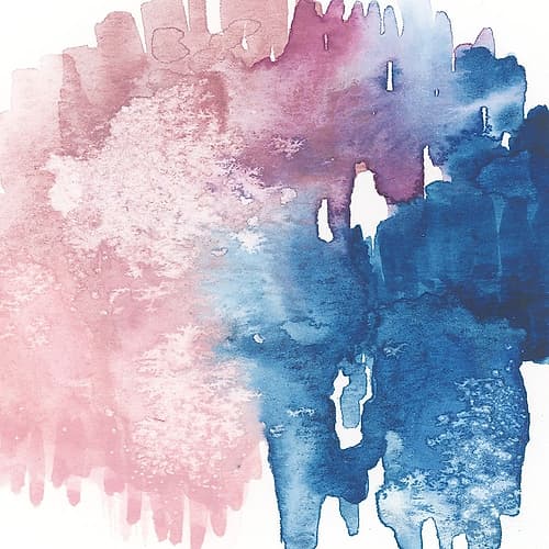 Pink Abstract Art Print by atelier vdk