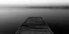 Strolling On The Pier Art Print