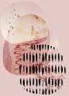 Scandi Abstract Blush Art Print by Urban Epiphany