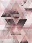 Pink Geometric Art Print by Urban Epiphany