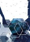 Hexagon Landscape Silver 2 Art Print by Urban Epiphany