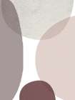 Mid Century ColorDew Burgundy 3 Art Print by Urban Epiphany