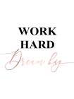 Inspirational Words Rose Gold 2 Art Print by Urban Epiphany