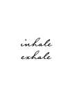 Inhale Exhale Art Print by Urban Epiphany