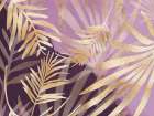 Glam Leaves Pink Purple Art Print by Urban Epiphany