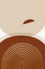 Mid Century Boho Minimalist 3 Art Print by Urban Epiphany