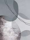 Distant Grey Abstract Art Print by Urban Epiphany