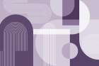Purple Arches Art Print