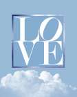 Love Joy Blue 1 Art Print