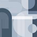 Arches In Blue 2 Art Print by Urban Epiphany