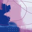 Blue And Purple Abstract 2 Art Print