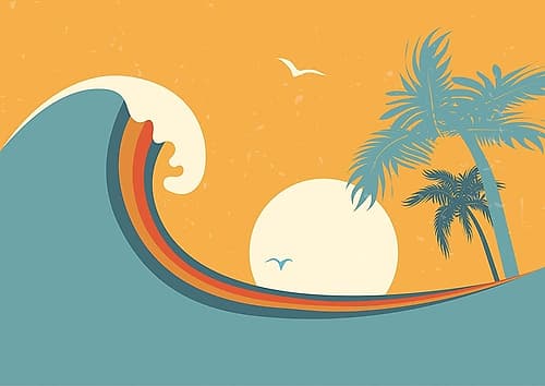 Retro Fun 4 Art Print
