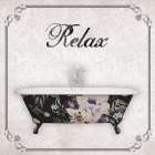 Relax Bath Bathroom Art Print
