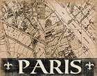 Paris Map Art Print