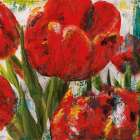 Painted Tulips II Art Print