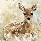 Fawn In Spring
