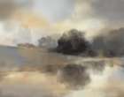 Misty Pond Art Print by Nan