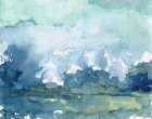 Distant Rain Art Print by Nan