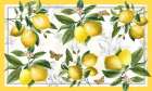 Linen Lemons Art Print by Nan