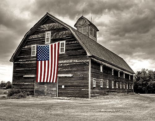Modern Barn III Art Print