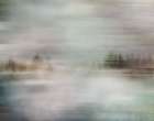 Misty Lake Art Print by Nan