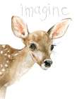 Forest Fur Baby Deer Art Print