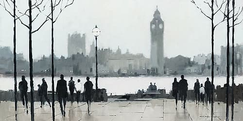 Morning London Travel Print