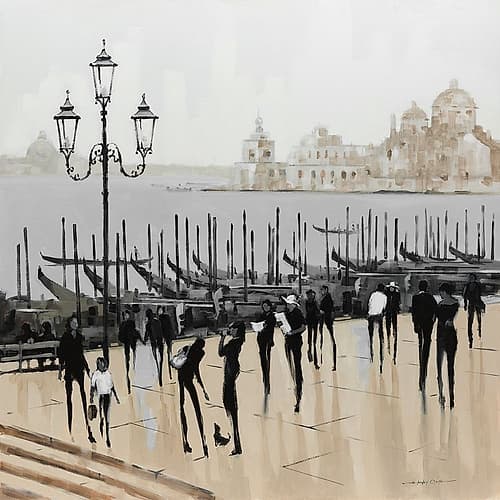 Quiet Gondolas I Art Print