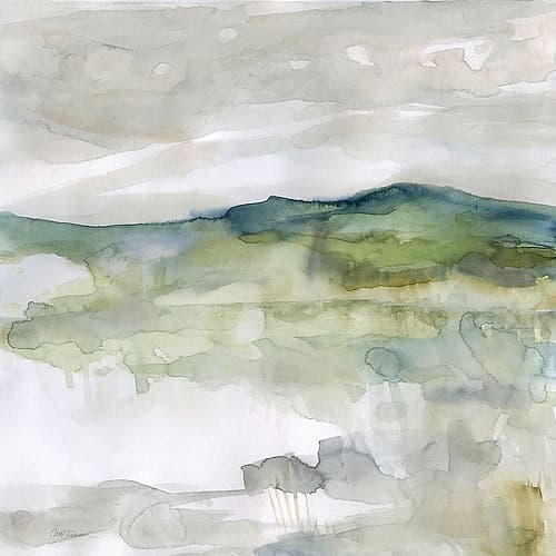 Hillside Study Art Print by Carol Robinson