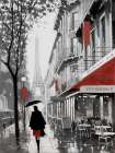 Rainy Paris I Art Print