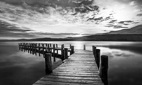 Evening Dock Coastal Print