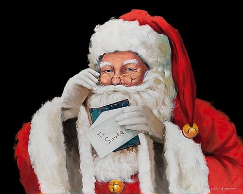 Letter to Santa Art Print