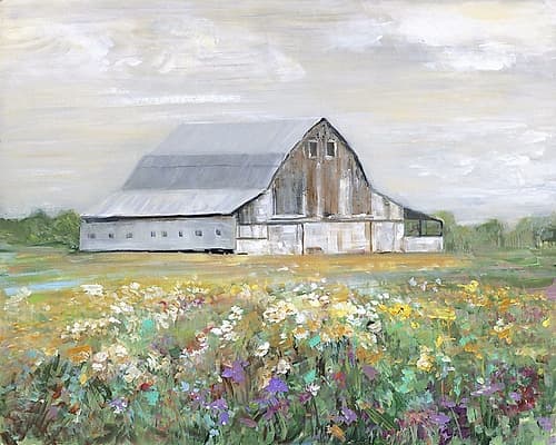 Country Fields Art Print