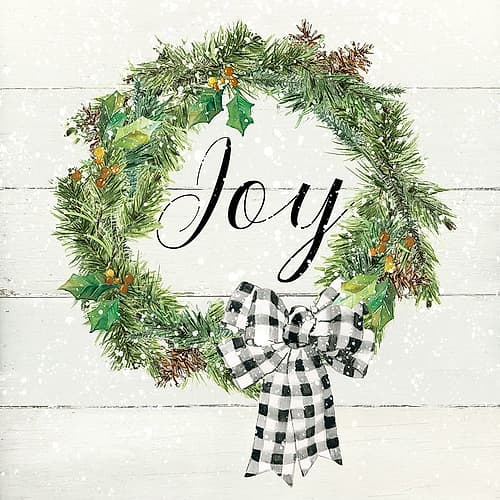 Wreath Joy Art Print