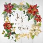 Poinsettia Joy Art Print