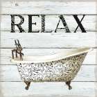Relax Bath Art Print