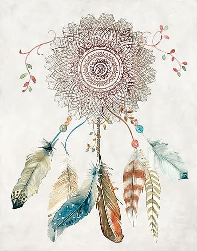 Mandala Dream Catcher Tweens Print
